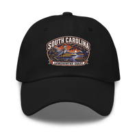 South Carolina embroidered dad hat in Black