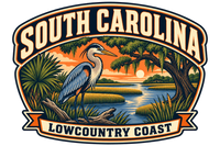 South Carolina heritage badge embroidery artwork