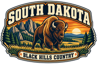 South Dakota heritage badge embroidery artwork