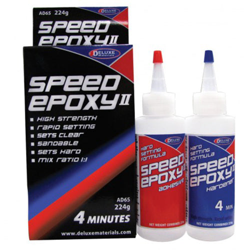 Deluxe Materials Speed Epoxy II 4 min 224g (AD65) product view 1