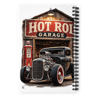 Hot Rod Garage Blown Coupe Spiral Notebook product mockup 2