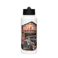Hot Rod Garage Blown Coupe Stainless Steel Water Bottle product mockup