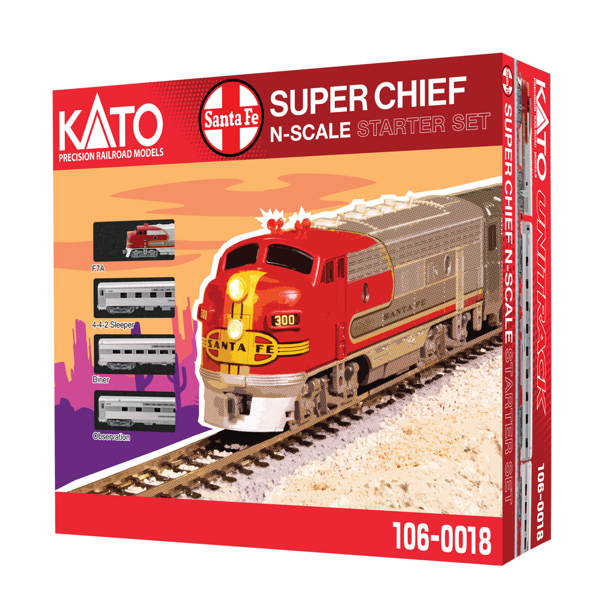 N Santa Fe Super Chief Starter Set (106-0018) exact product view 1