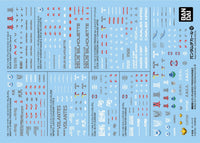 Bandai Gundam Decal No.142 Mobile Suit Gundam SEED Freedom 1/144 Scale General Purpose 2 Decal Sheets — product view 1