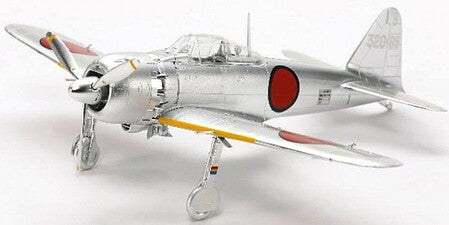 Tamiya 1:72 Mitsubishi A6M5 Zeke Zero Fighter Silver-Plated – 10316 — exact Tamiya product photo