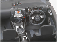 Tamiya 24315 1/24 Nissan 370Z model kit — assembled and painted right-hand-drive interior detail