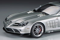 Tamiya 24317 1/24 Mercedes-Benz SLR McLaren 722 Edition model kit — assembled and painted front wheel and body detail