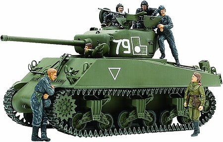 Tamiya 1/35 M4A2(76)W Sherman Model Kit – 25105– product image