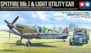 Tamiya 1/48 Spitfire Mk.I & British Light Utility Car 10HP – 25211 - product image