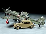 Tamiya 1/48 Focke-Wulf Fw 190 D-9 JV44 Model Kit – 25213 exact product image