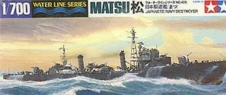 Tamiya 1/700 Japanese Destroyer Matsu Model Kit – 31428