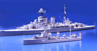 Tamiya HMS Hood and E-Class Destroyer Set 1:700 Model Kit 31806 — manufacturer model example 2