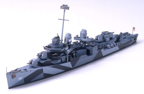 Tamiya USS Cushing DD-797 Destroyer 1:700 Model Kit 31907 — manufacturer model example 1