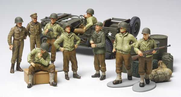 Tamiya WWII US Infantry at Rest 1:48 Model Kit 32552 — assembled model example