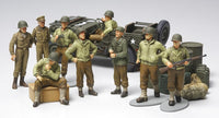Tamiya WWII US Infantry at Rest 1:48 Model Kit 32552 — assembled model example