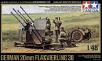 Tamiya 1/48 German 20mm Flakvierling 38 - TAM32554