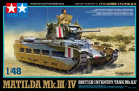 Tamiya British Matilda Mk. III/IV Infantry Tank 1:48 Model Kit 32572 — manufacturer example 2