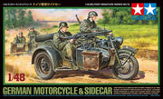 Tamiya German Motorcycle and Sidecar 1:48 Model Kit 32578 — manufacturer example 2