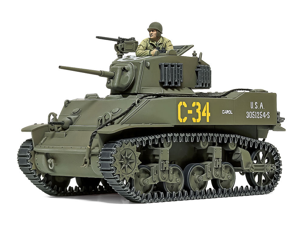 Tamiya US M5A1 Stuart Light Tank 1:48 Model Kit 32606 — manufacturer example 1