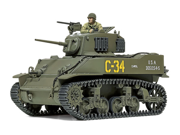 Tamiya US M5A1 Stuart Light Tank 1:48 Model Kit 32606 — manufacturer example 1