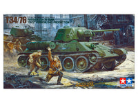 Tamiya Russian T-34/76 ChTZ 1943 Production 1:35 Model Kit 35149 — manufacturer example 2