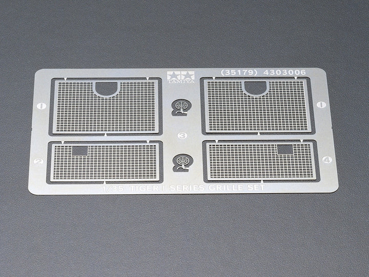 Tamiya German Tiger I Photo-Etched Grille Set 1:35 Model Accessories 35179 — manufacturer example 1