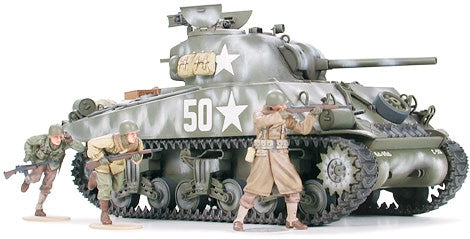 Tamiya 1:35 M4A3 Sherman 75mm Late Production Model Kit – 35250 – product view