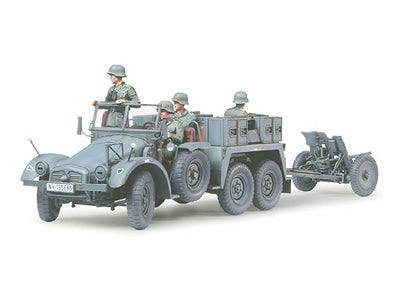 Tamiya 1:35 Krupp Protze Kfz.69 Truck with 3.7cm Pak Model Kit – 35259 – product view
