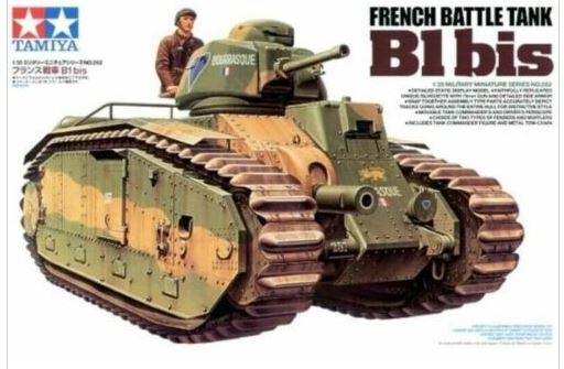 Tamiya 1/35 French Battle Tank Char B1 Bis - 35282 — exact product reference