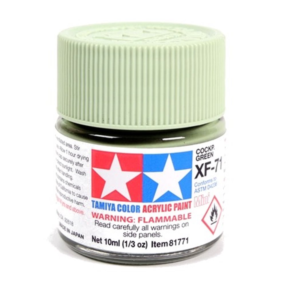 Tamiya XF-71 Cockpit Green IJN Acrylic Mini 10ml 81771