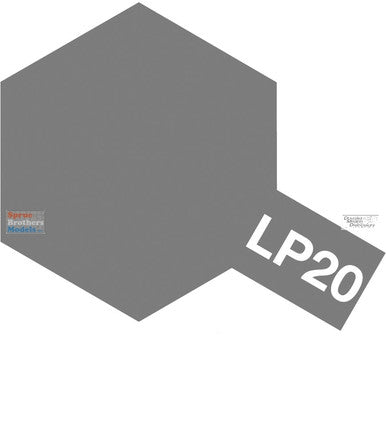 Tamiya LP-20 Light Gun Metal lacquer paint 10 mL bottle 82120