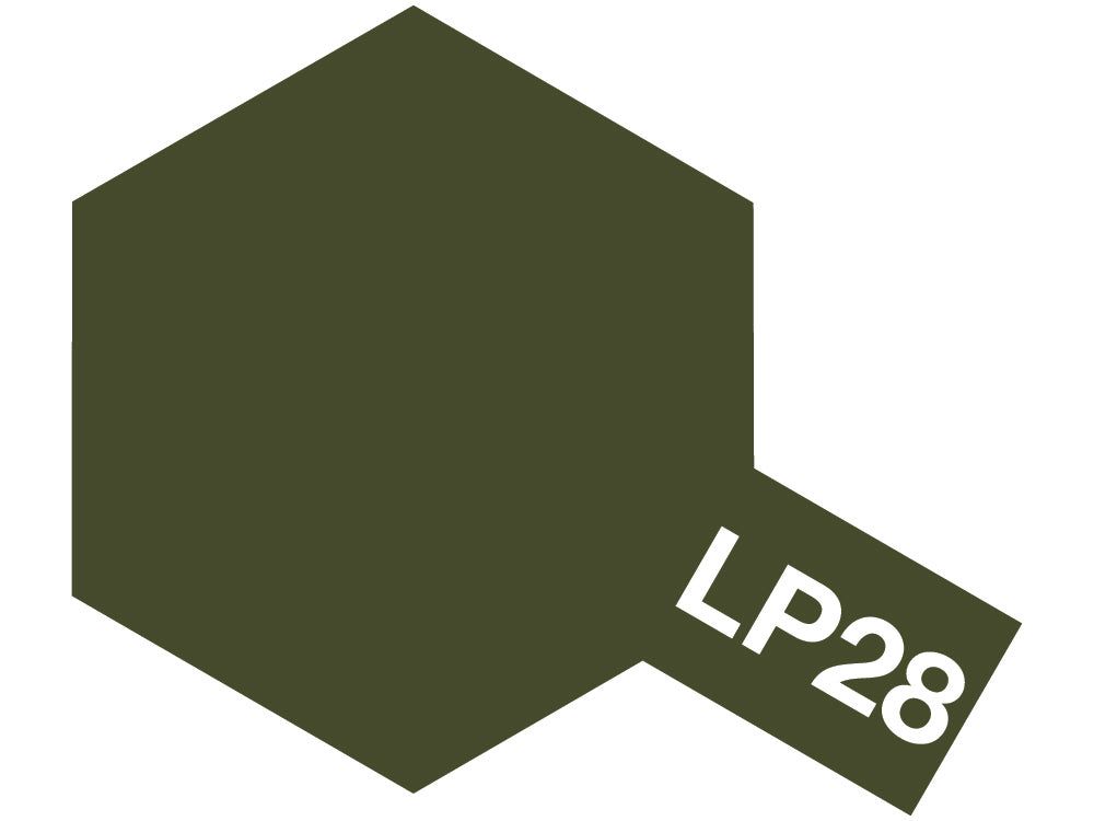 Tamiya LP-28 Olive Drab Lacquer Paint 10ml #82128 - product image