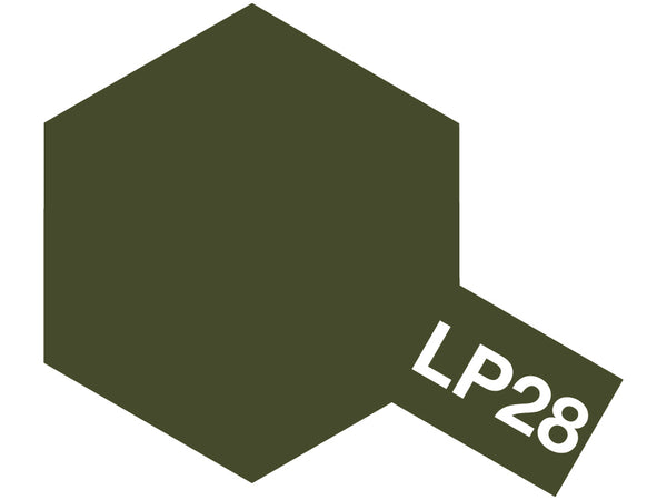 Tamiya LP-28 Olive Drab Lacquer Paint 10ml #82128 - product image