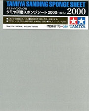 Tamiya Sanding Sponge Sheet 2000 Grit – TAM87170 — exact Tamiya product photo