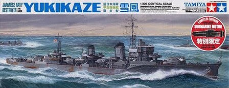 Tamiya IJN Yukikaze with Submarine Motor 1:300 – TAM89733 — exact Tamiya product photo