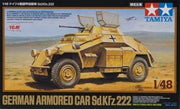 Tamiya 1/48 German Armored Car Sd.Kfz. 222 Model Kit – 89777– product image 1