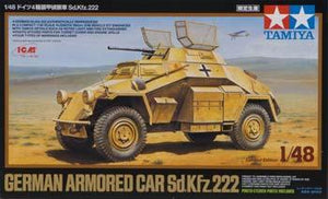 Tamiya 1/48 German Armored Car Sd.Kfz. 222 Model Kit – 89777