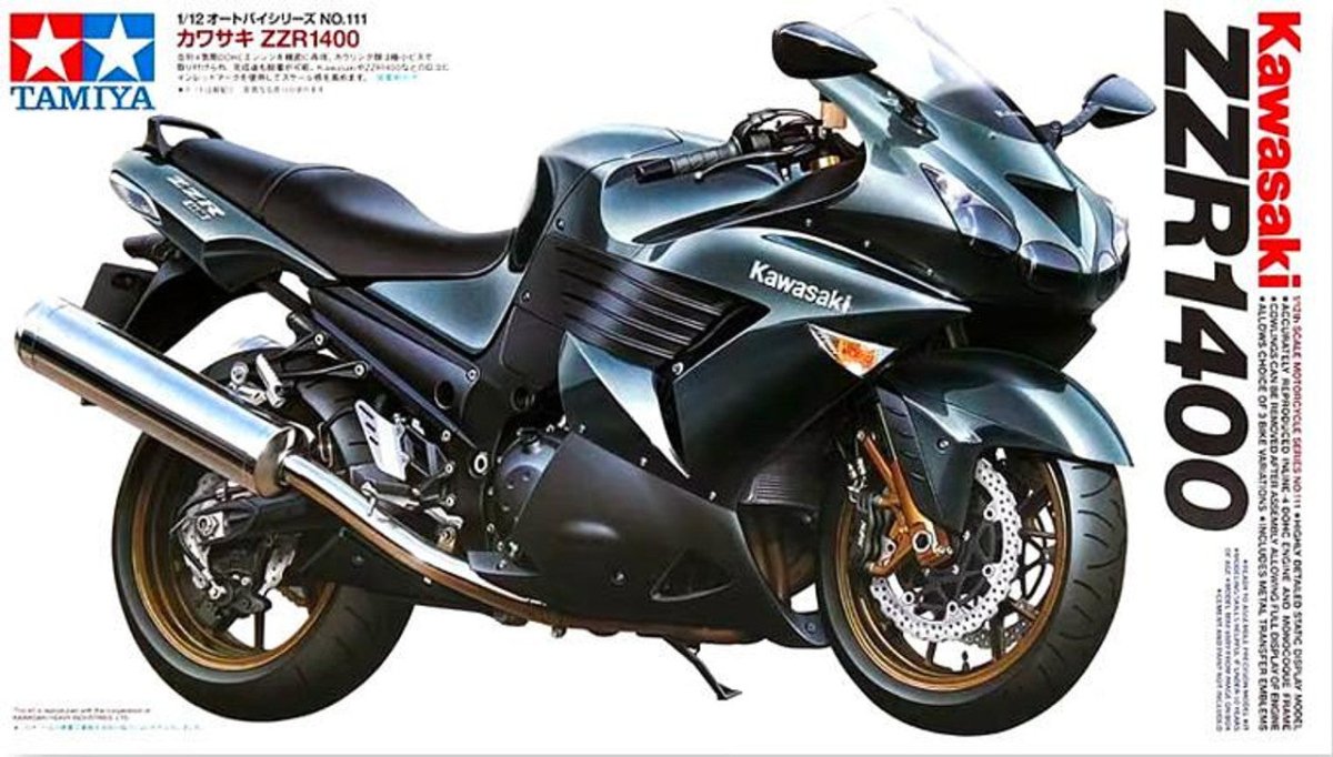 Tamiya 1/12 Kawasaki Zzr 1400 – 14111 — exact product reference