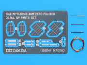 Tamiya 12624 Mitsubishi A6M Zero Detail-Up Parts Set 1/48 — manufacturer product view 1