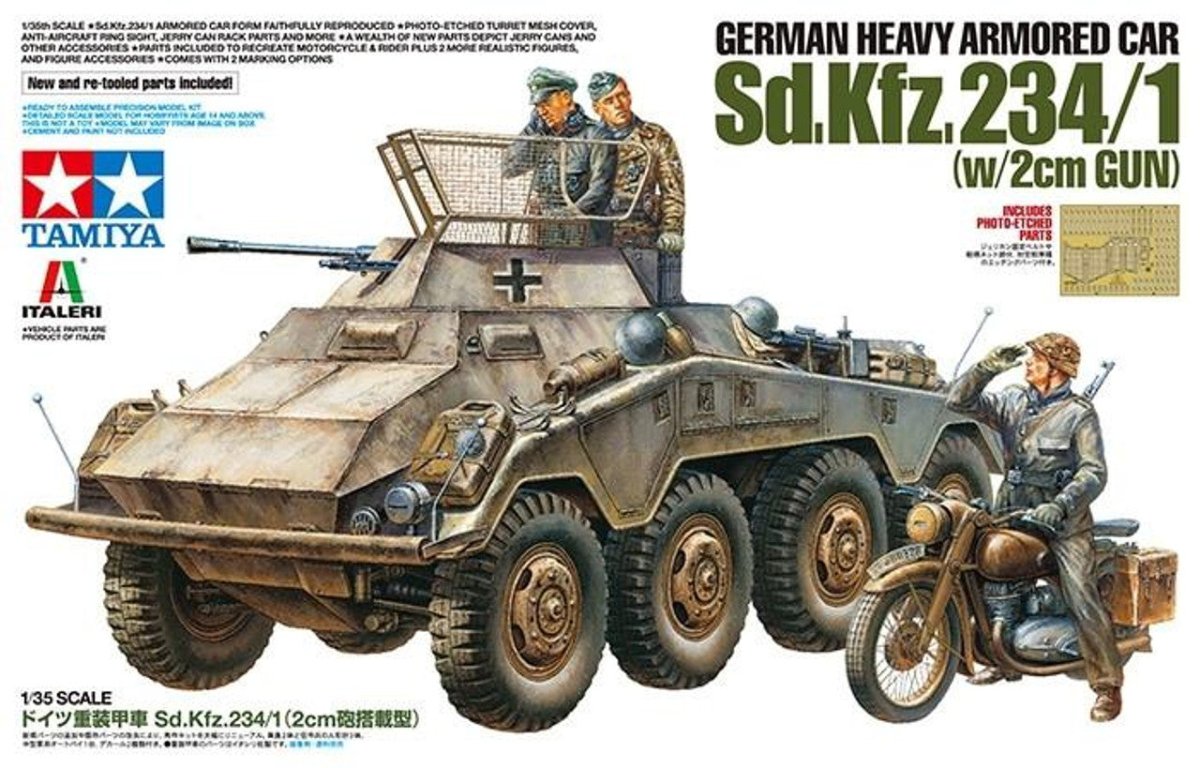 Tamiya 1/35 German Heavy Armored Car - 37019 — exact product reference