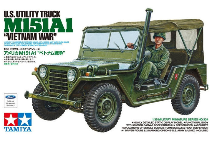 Tamiya 1/35 Us Utility Truck M151A1 – 35334 — exact product reference