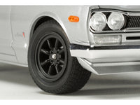 Tamiya 24335 Skyline wheel and front body detail, assembled and painted example