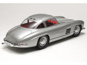 Tamiya 24338 Mercedes-Benz 300 SL 1/24 model kit — assembled and painted example, rear three-quarter view