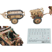 Tamiya 32502 1/48 Kettenkraftrad kit detail views and decals