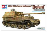 Tamiya 35325 German Elefant Tank Destroyer 1/35 Model Kit — box artwork