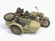 Tamiya 35384 German KS600 Motorcycle and Sidecar 1/35 Model Kit — manufacturer detail view 4