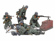Tamiya 35386 German Machine Gun Team Mid-WWII 1/35 Figure Kit — assembled product example
