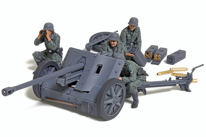 Tamiya 35392 German 5 cm Pak38 Anti-Tank Gun 1/35 Model Kit — manufacturer product view 1
