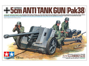 Tamiya 35392 German 5 cm Pak38 Anti-Tank Gun 1/35 Model Kit — manufacturer product view 2
