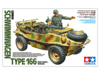 Tamiya 35393 German Schwimmwagen Type 166 Wide Wheel Version 1/35 Model Kit — manufacturer product view 2